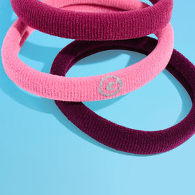 Élastiques à cheveux GIMME utilisés pour une queue de cheval
