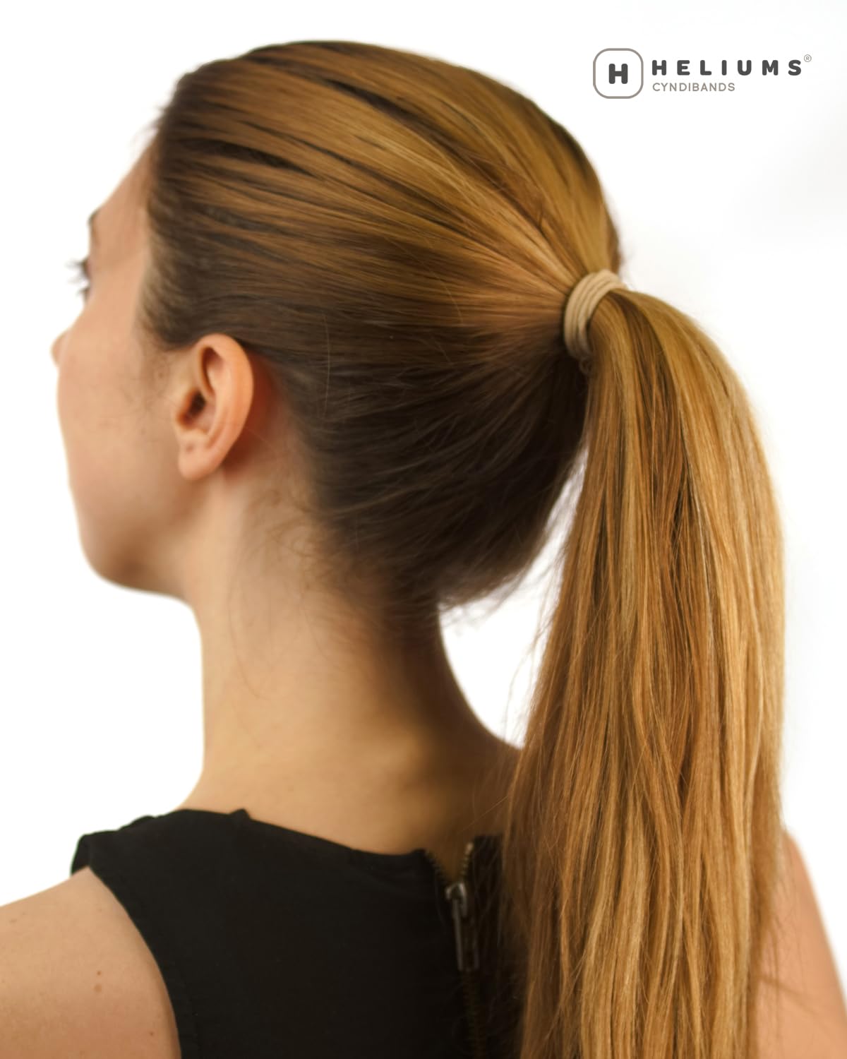 Élastiques à cheveux Heliums dans un environnement de beauté