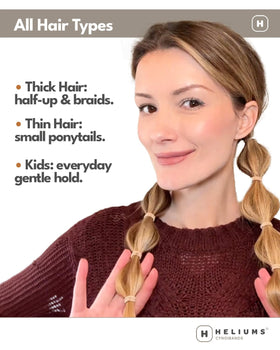 Élastiques à cheveux Heliums en différentes couleurs disponibles