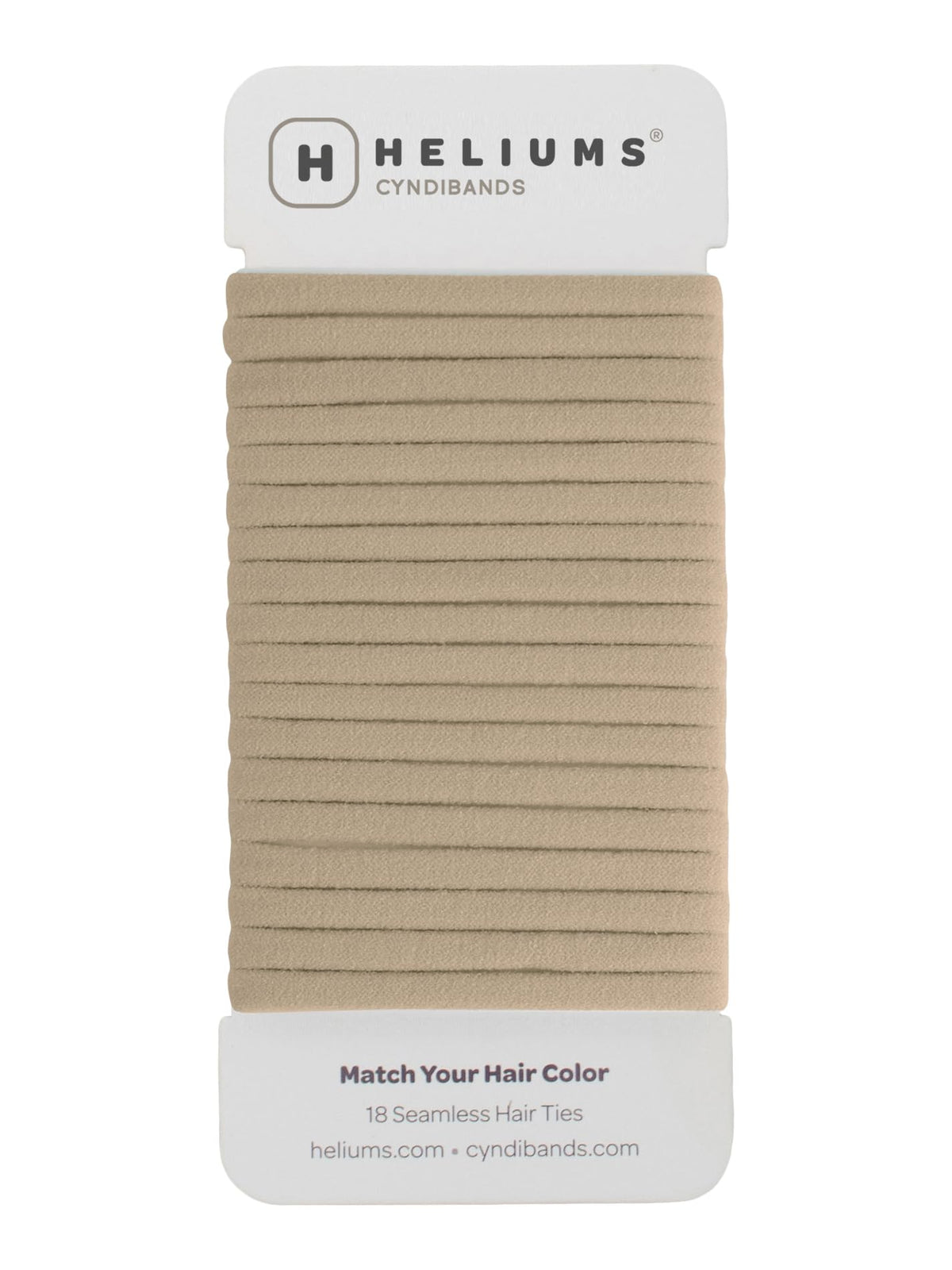 Élastiques à cheveux Heliums Sandy Blonde 6mm en paquet