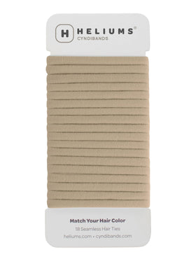 Élastiques à cheveux Heliums Sandy Blonde 6mm en paquet