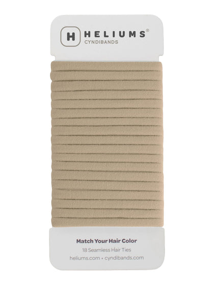 Élastiques à cheveux Heliums Sandy Blonde 6mm en paquet