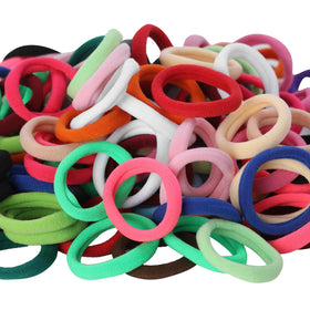 Élastiques à cheveux LuSeren 120PCS en couleurs vibrantes