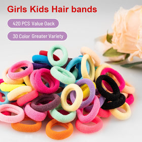 Élastiques à cheveux multicolores ZHEWTOEN dans un paquet