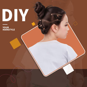 Élastiques à cheveux Teenitor en utilisation sur une coiffure