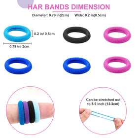 Élastiques à cheveux TVINLIK dans un sac à main