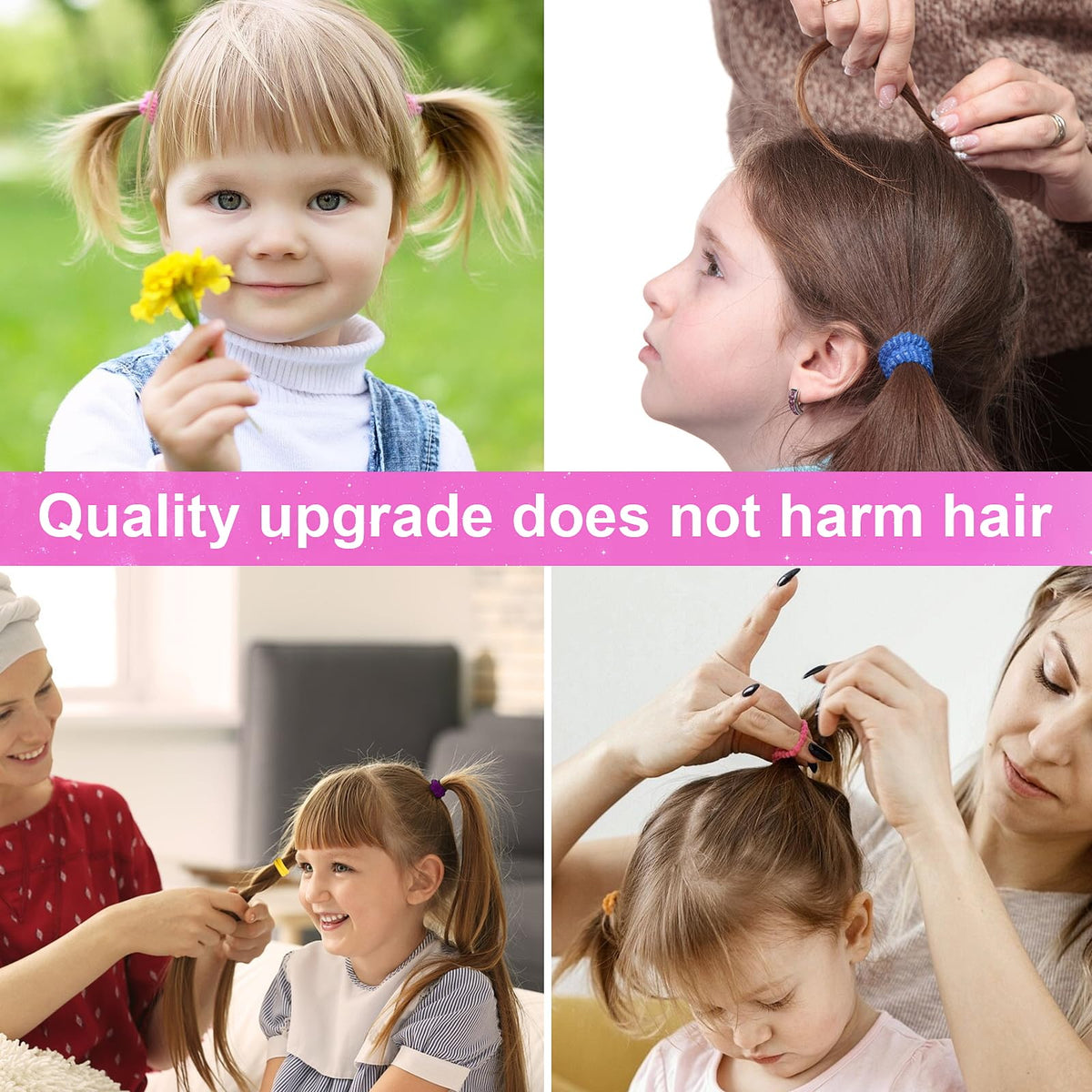 Élastiques à cheveux TVINLIK pour tous types de cheveux