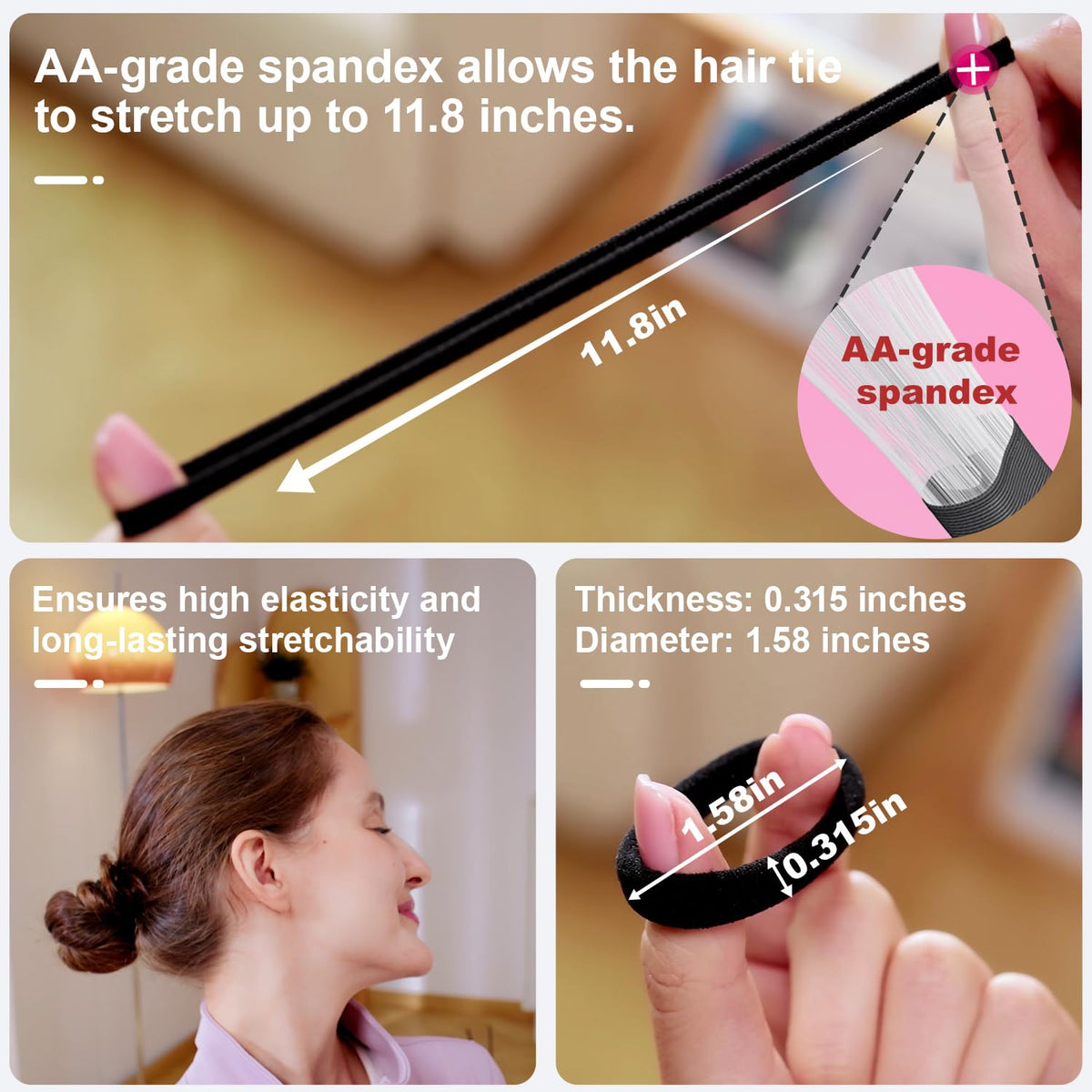 Élastiques à cheveux Wraphit en boîte cadeau élégante