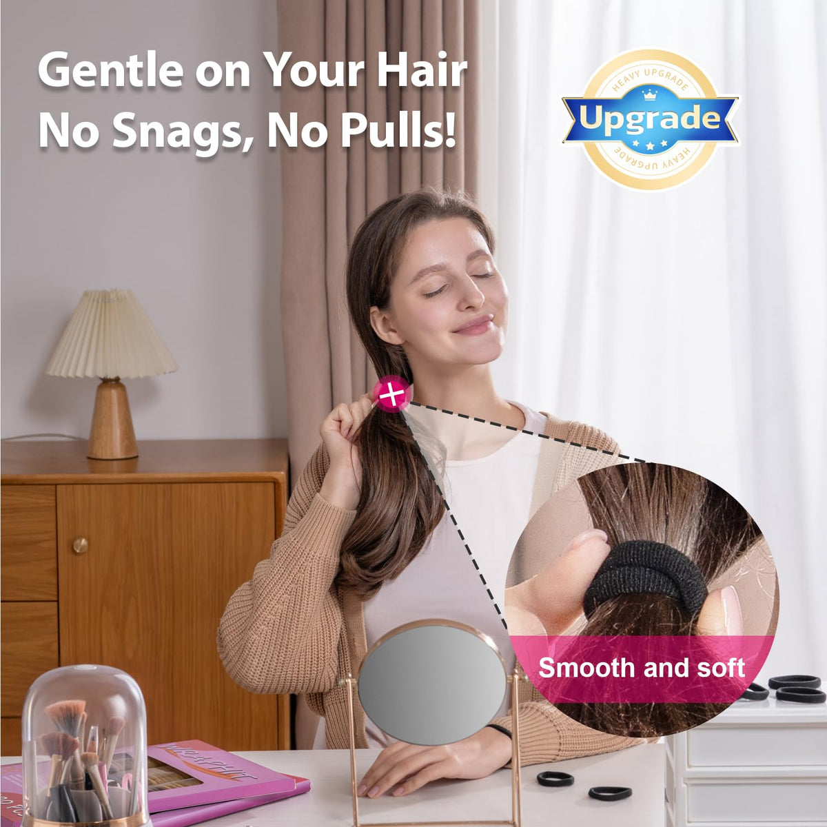 Élastiques à cheveux Wraphit en utilisation lors d'une activité sportive