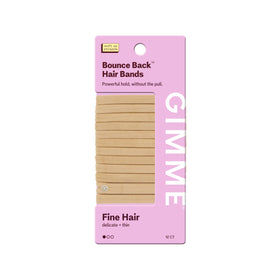 Élastiques cheveux GIMME en pack de 12, couleur blonde, vue de face