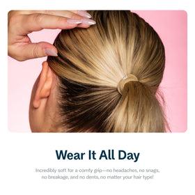 Élastiques cheveux GIMME, présentation du produit sur fond neutre