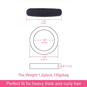 Élastiques J-MEE, adaptés à tous les types de cheveux