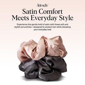 Élastiques Kitsch en satin, détail du tissu doux