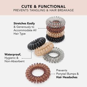 Élastiques Kitsch en usage dans une coiffure de tresse