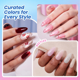 Élégant étui compact du set de vernis gel beetles