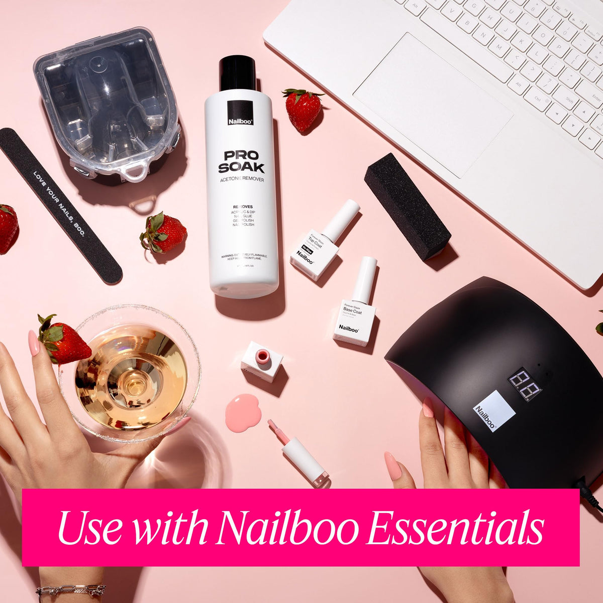 Éléments de manucure incluant Vernis Gel Nailboo