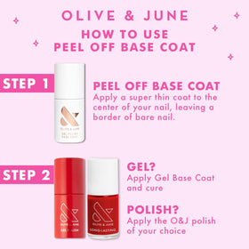 Éléments de soin des ongles d'Olive & June