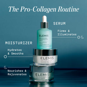 ELEMIS Crème de Nuit Pro-Collagène 50ml avec flacon ouvert