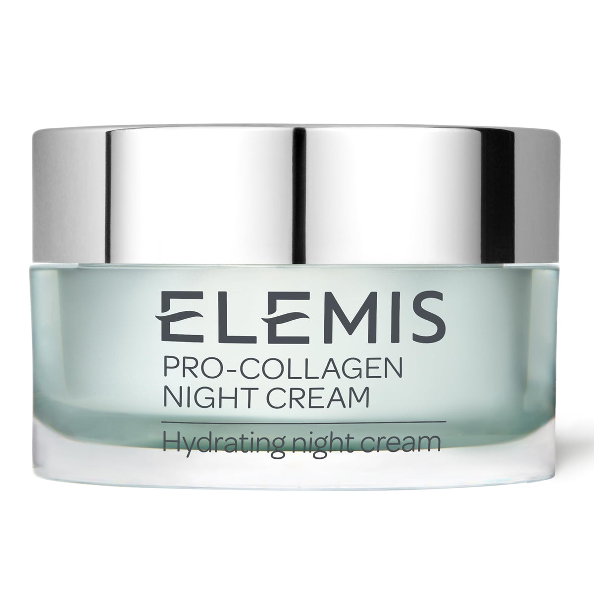 ELEMIS Crème de Nuit Pro-Collagène 50ml vue avant avec couvercle argenté