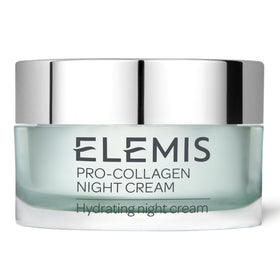 ELEMIS Crème de Nuit Pro-Collagène 50ml vue avant avec couvercle argenté