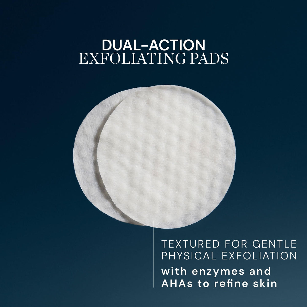ELEMIS Pads Exfoliants, vue de côté montrant le packaging