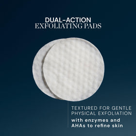 ELEMIS Pads Exfoliants, vue de côté montrant le packaging
