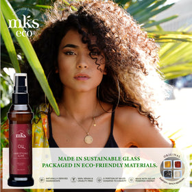Élixir capillaire MKS eco Oil avec huile d'argan et de chanvre