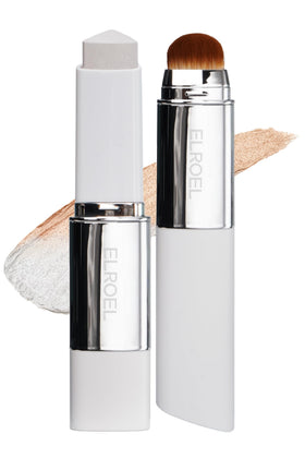 ELROEL Blanc Cover Stick V avec pinceau détachable, vue de face