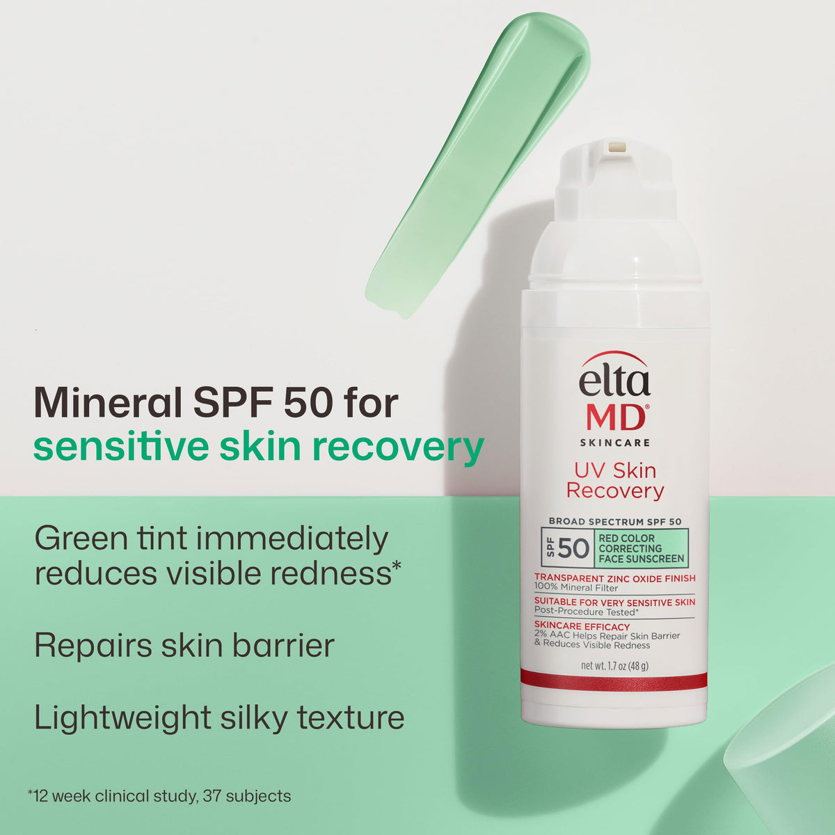 EltaMD Crème Solaire Minérale SPF 50 flacon arrière