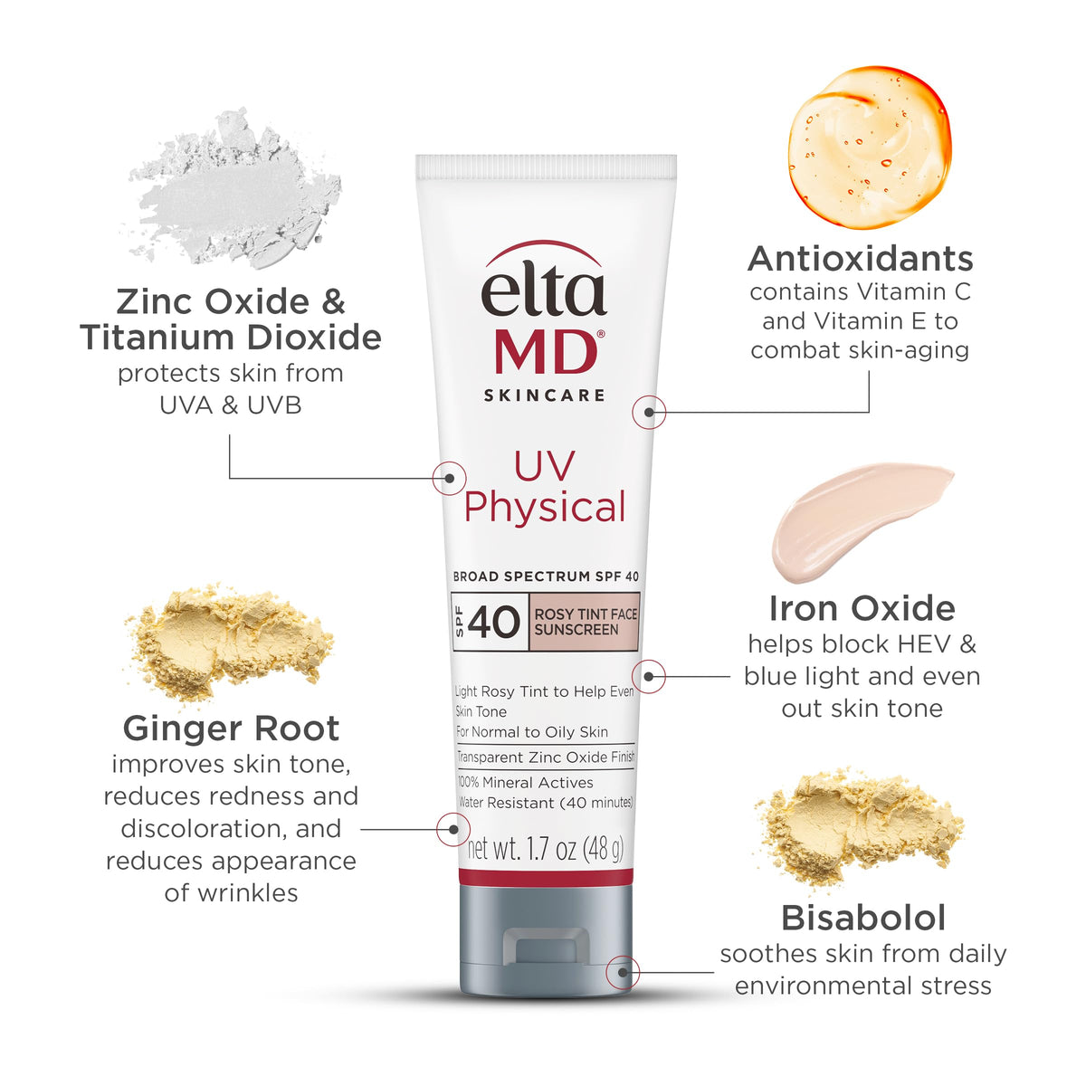 EltaMD Crème Solaire Minérale Tannée Rosée packaging