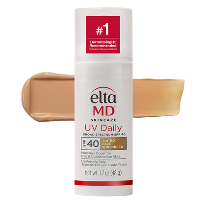 EltaMD Crème Solaire Tannante Visage SPF 40 bouteille vue avant