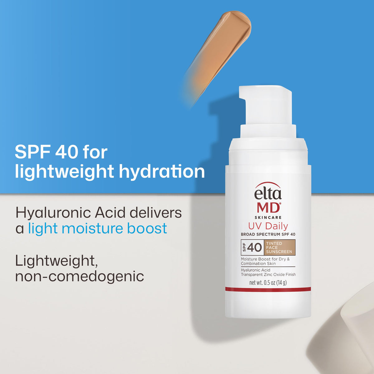 EltaMD UV Daily Crème Solaire Teintée SPF 40 en situation quotidienne