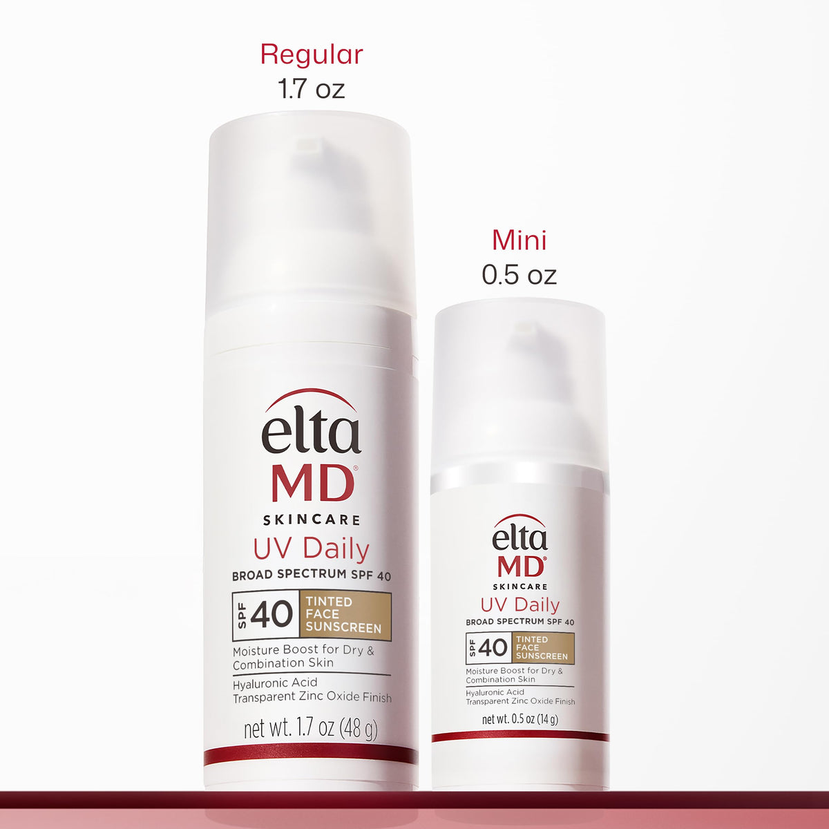 EltaMD UV Daily Crème Solaire Teintée SPF 40 flacon avec pompe