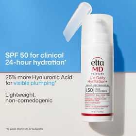 EltaMD UV Daily Hydration+ Crème Solaire Visage SPF 50 arrière