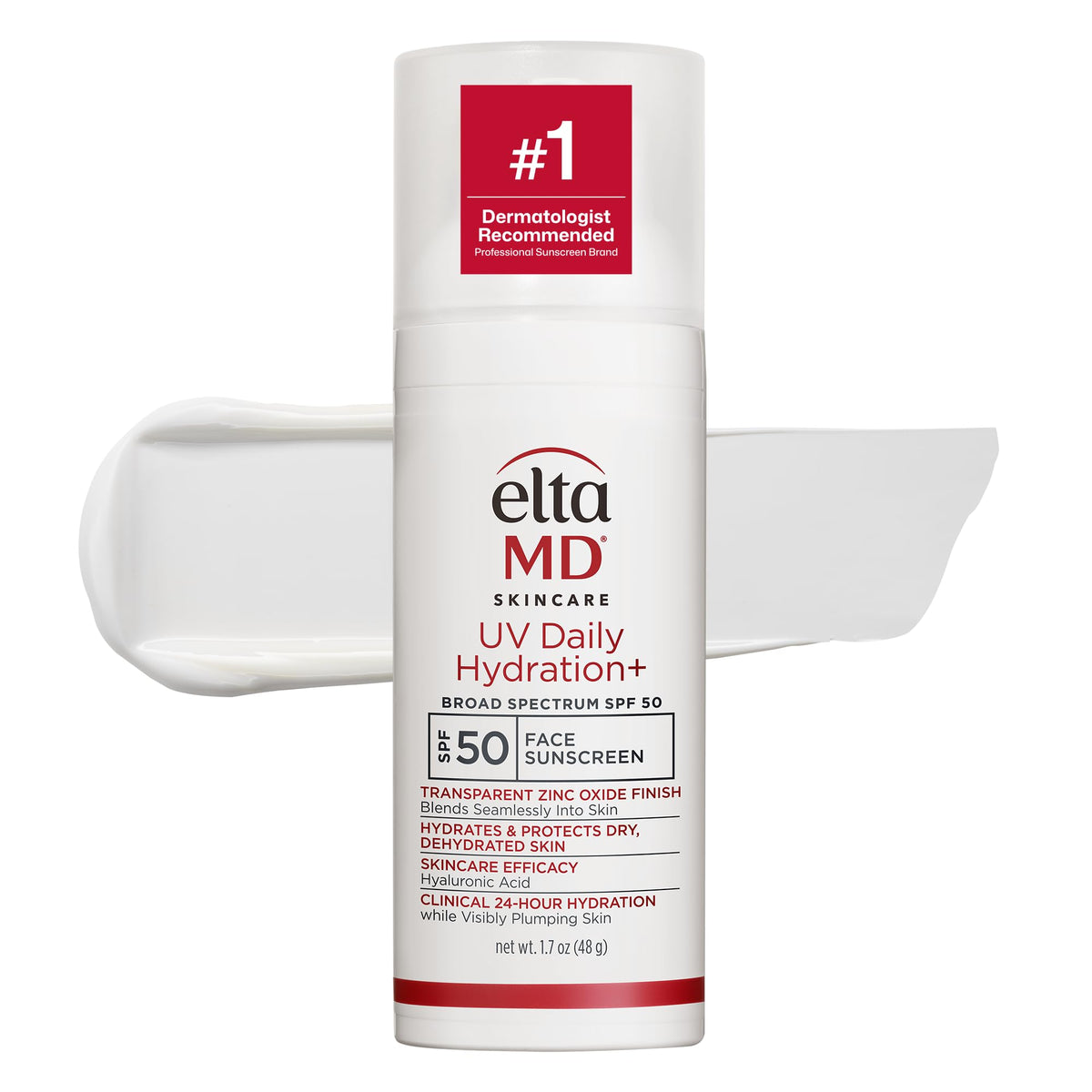 EltaMD UV Daily Hydration+ Crème Solaire Visage SPF 50 avant