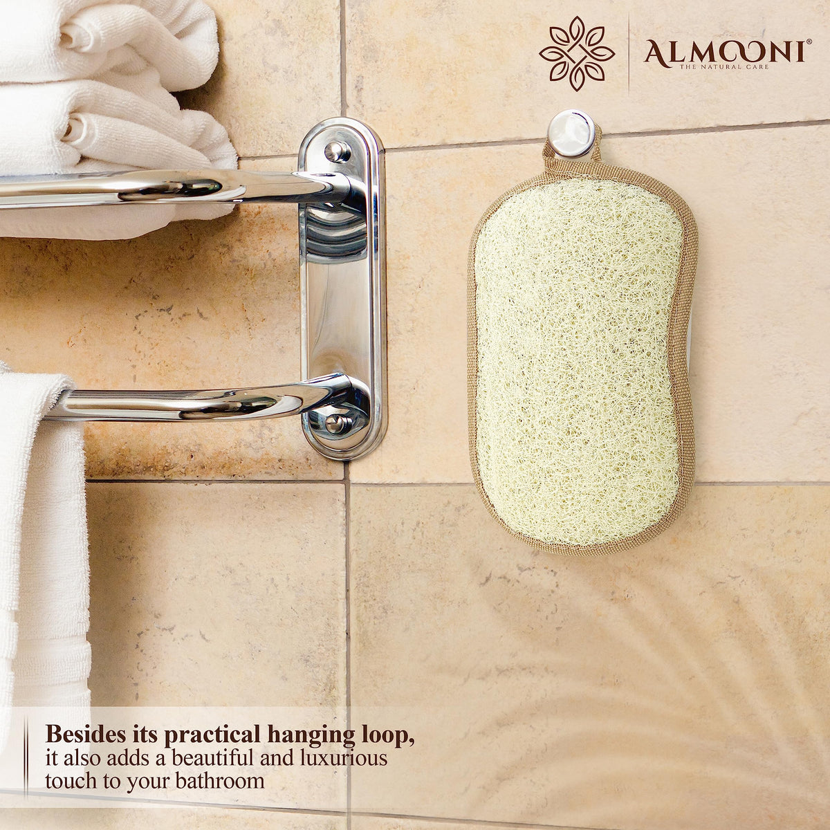 Emballage biodégradable de l'éponge de loofah ALMOONI