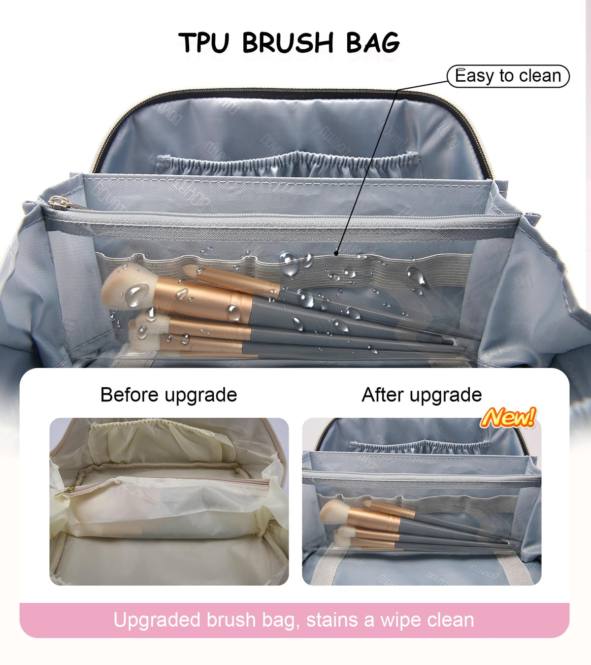 Emballage cadeau de la trousse de maquillage BOYATU avec carte de vœux