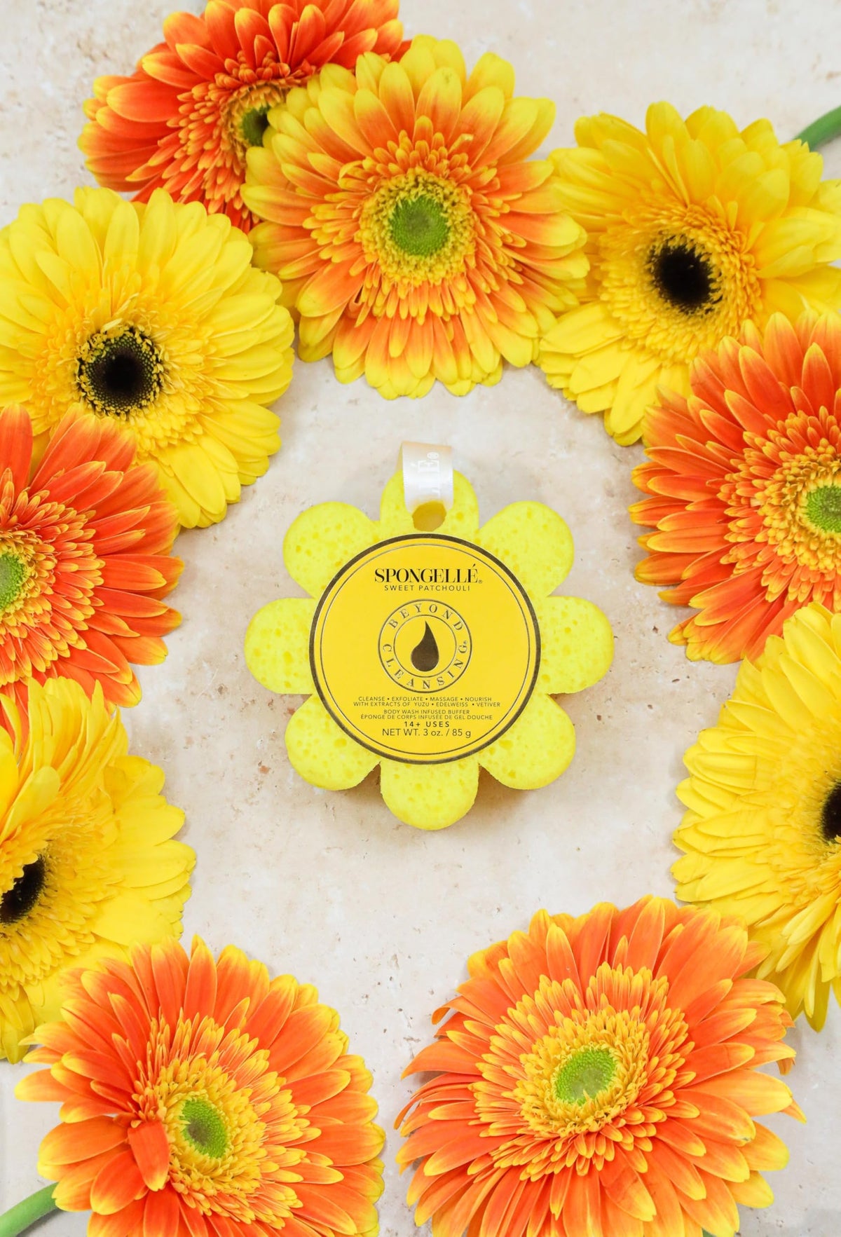 Emballage de l'éponge de bain SPONGELLÉ Sweet Patchouli