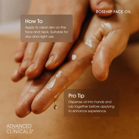 Emballage de l'huile de rosier sauvage Advanced Clinicals