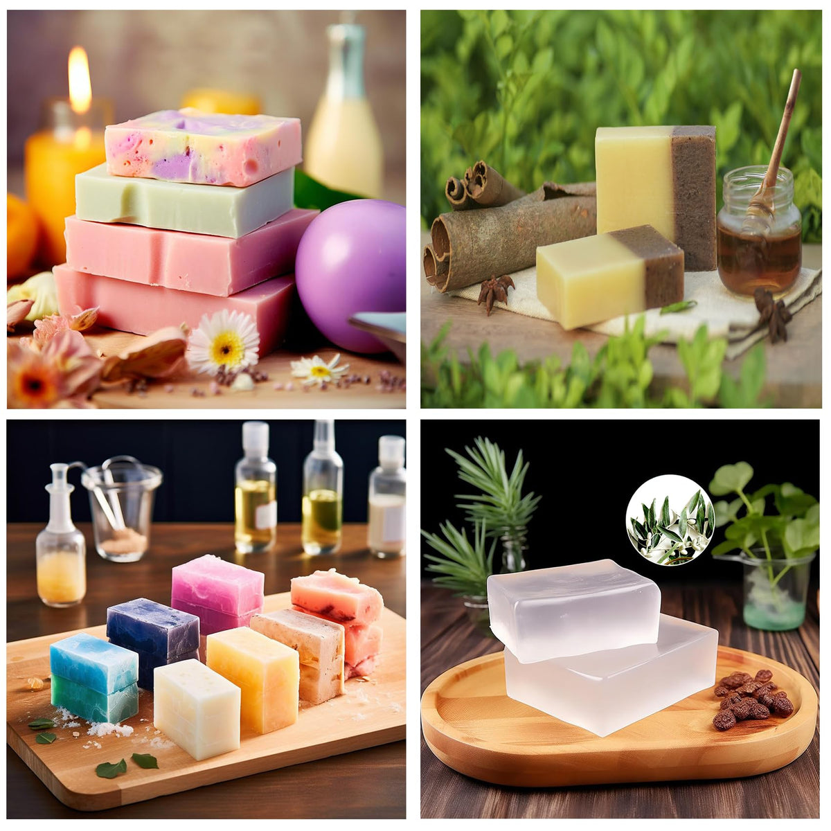 Emballage de la base de savon glycérine EDSRDRUS