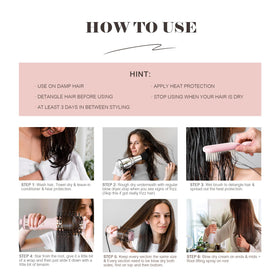 Emballage de la brosse à air chaud Hair Trends