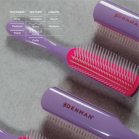 Emballage de la brosse à cheveux Denman D3