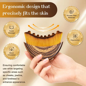 Emballage de la brosse de contour lymphatique KUHEEE