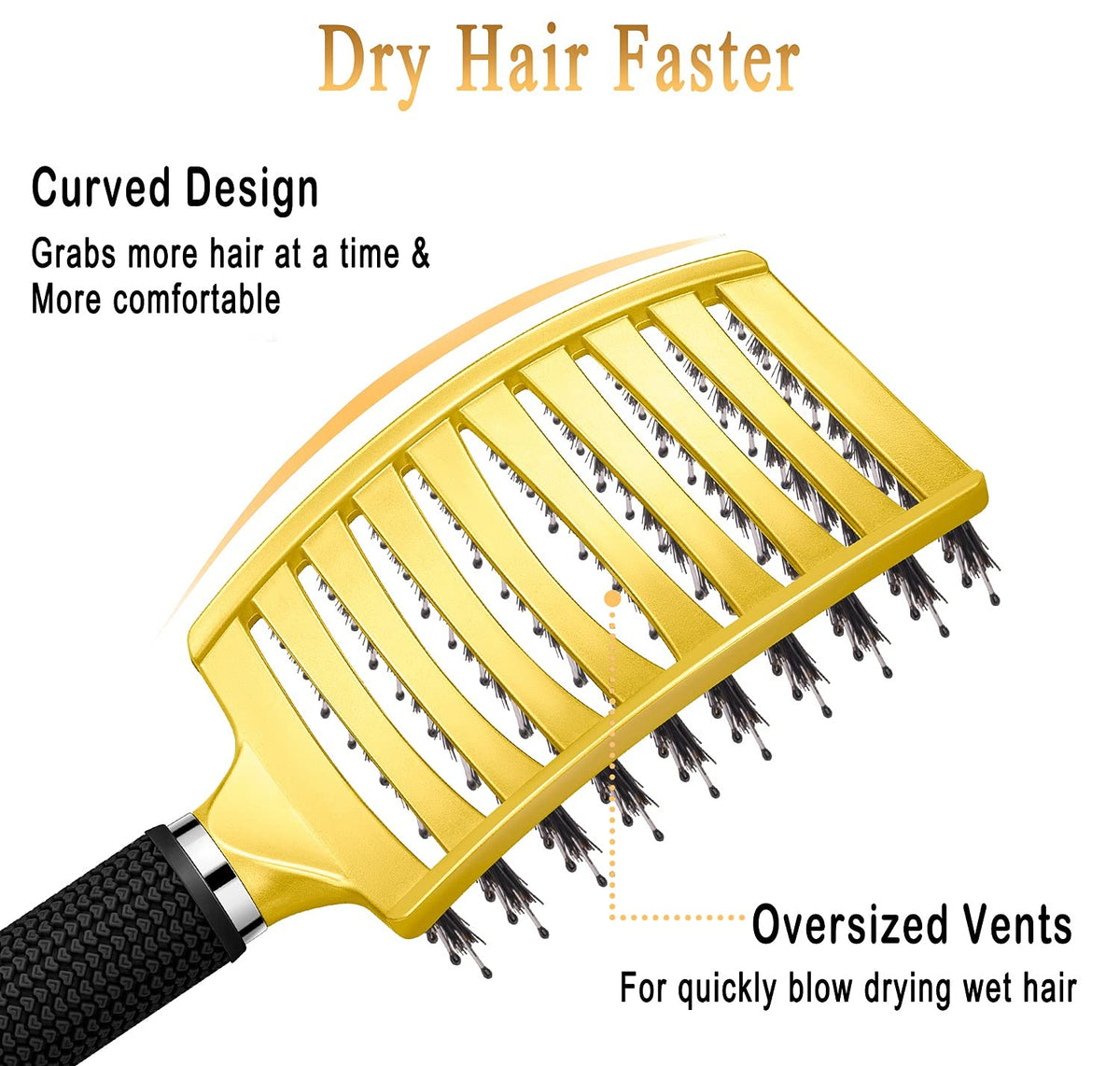 Emballage de la brosse démêlante KTKUDY