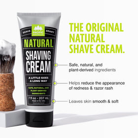 Emballage de la crème à raser Pacific Shaving Company, 3,4 oz