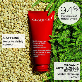 Emballage de la crème CLARINS Super Restorative Abdomen & Taille