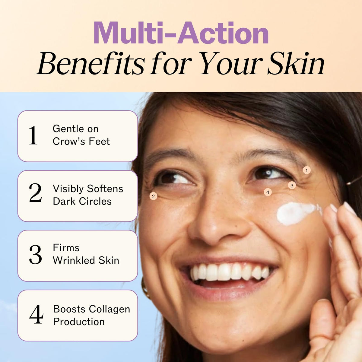 Emballage de la crème contour des yeux LilyAna Naturals