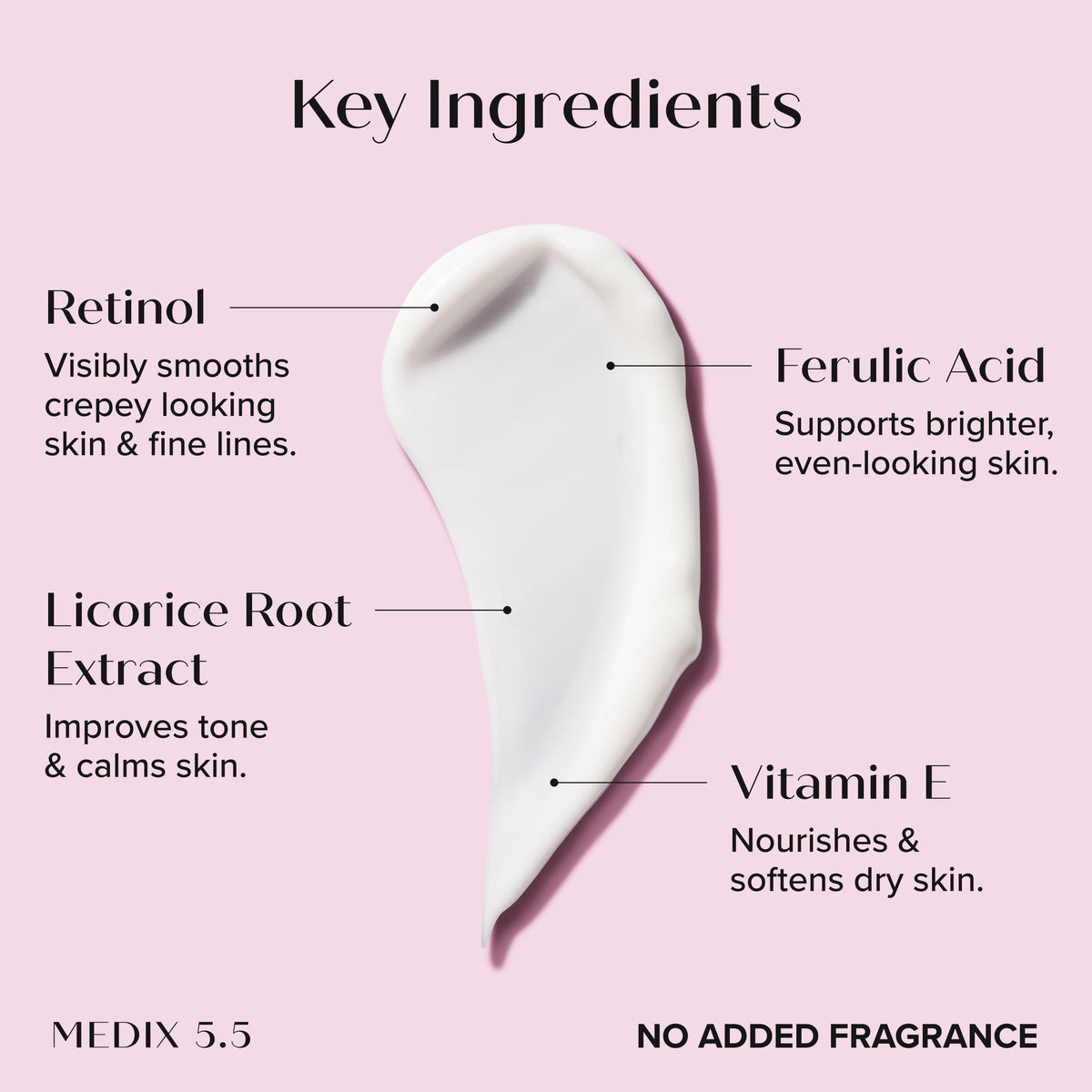Emballage de la crème hydratante Medix 5.5