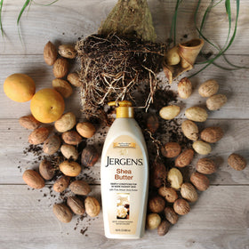 Emballage de la crème Jergens au beurre de karité