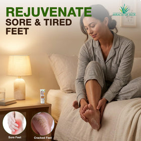 Emballage de la Crème Réparatrice des Pieds Miracle of Aloe